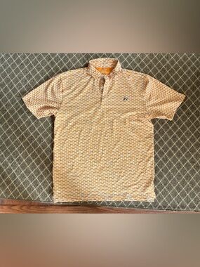 Men's Tennessee Orange Patterned Polo Shirt